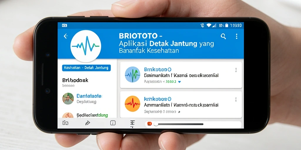 Antarmuka pengguna BRIOTOTO yang intuitif dan informatif.