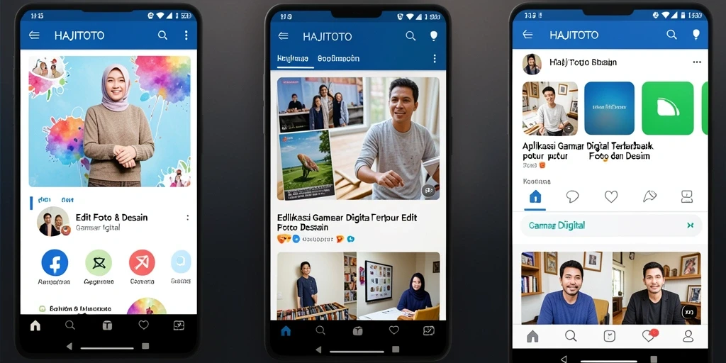 Tampilan antarmuka HAJITOTO yang modern dan mudah digunakan.
