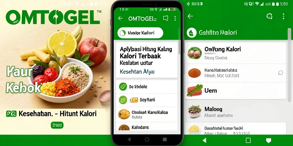 Antarmuka sederhana dan fungsional aplikasi Hitung Kalori.