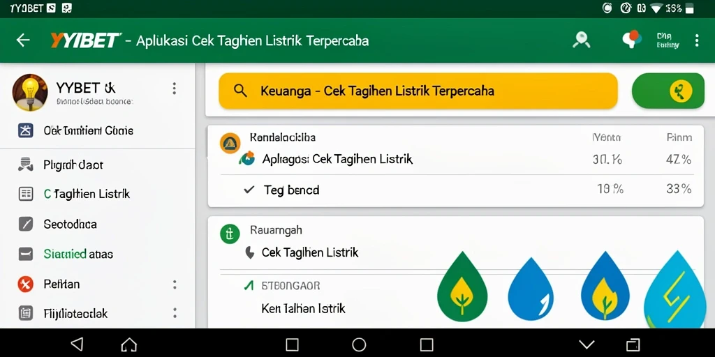 Antarmuka YYBET untuk cek tagihan listrik yang efisien dan praktis.