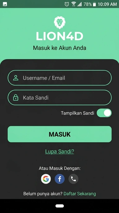 Masuk Akun lion4d untuk Pengguna Android Indonesia